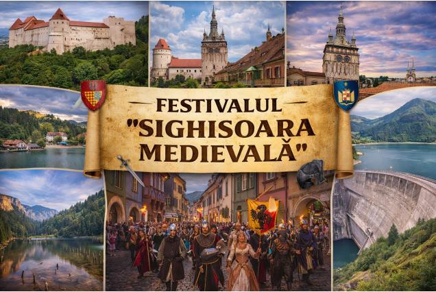 FESTIVALUL SIGHISOARA MEDIEVALA Plecare din Galati/Braila : 24 iulie 2026